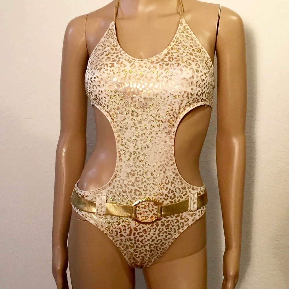 GUESS COLLECTION Belted Monokini size M